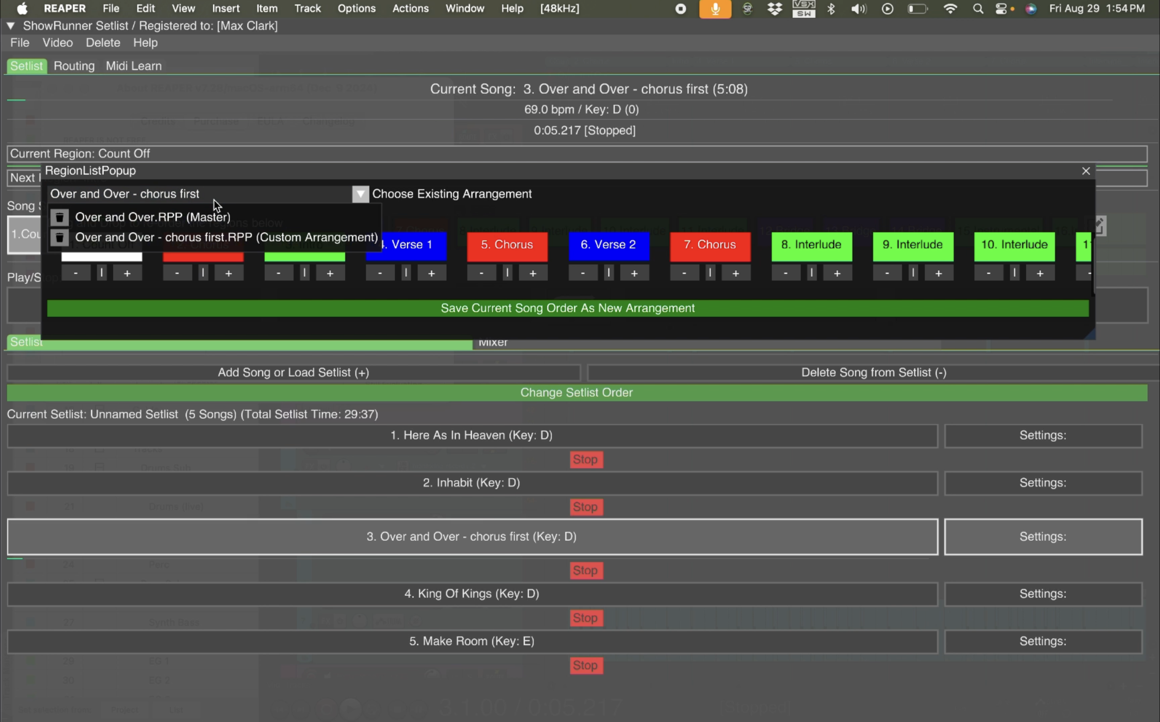 Build Custom Arrangements Screenshot